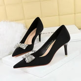 Elegant black heels